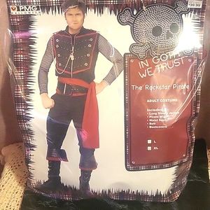 Rockstar Pirate Halloween Costume XL